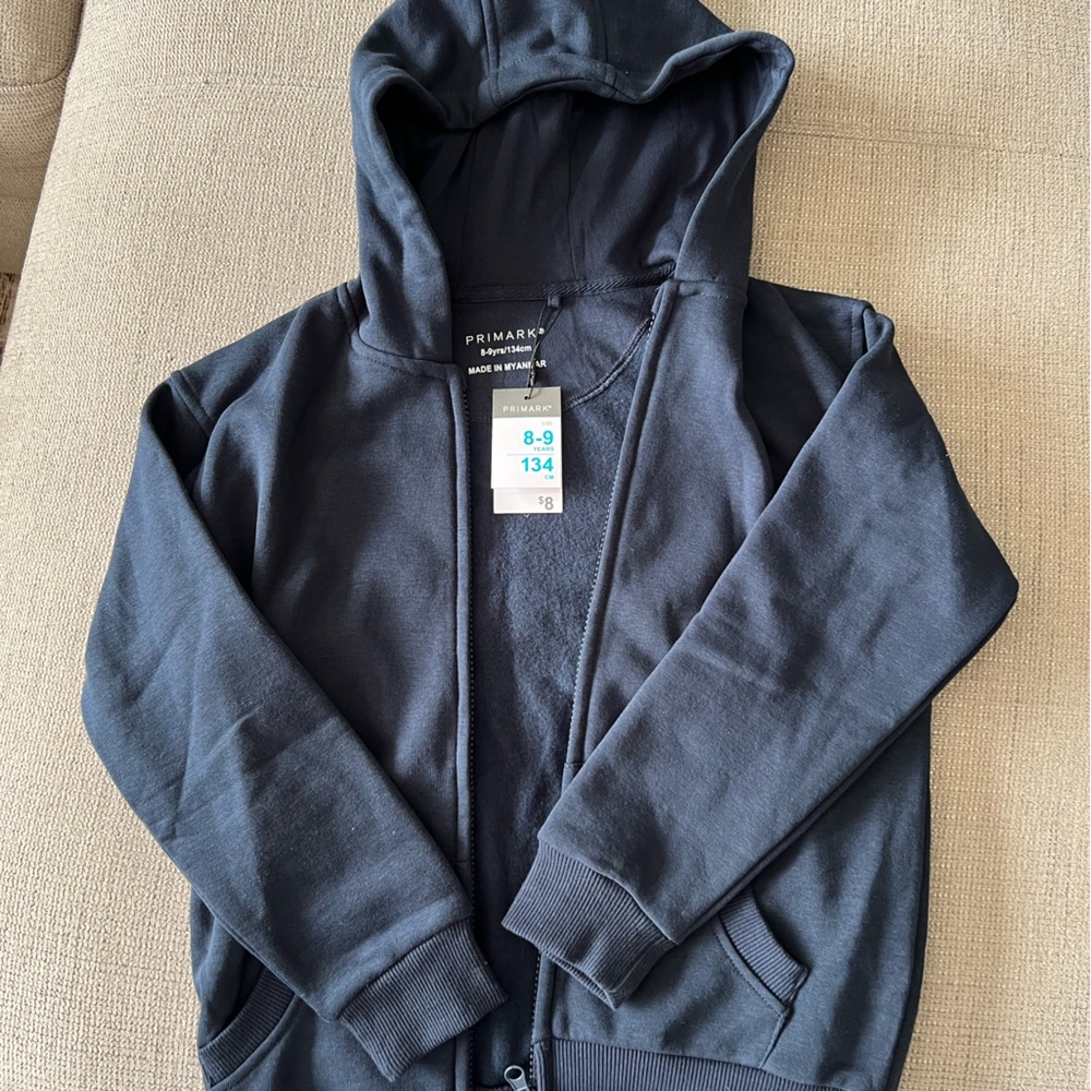 Boys navy blue hoodie